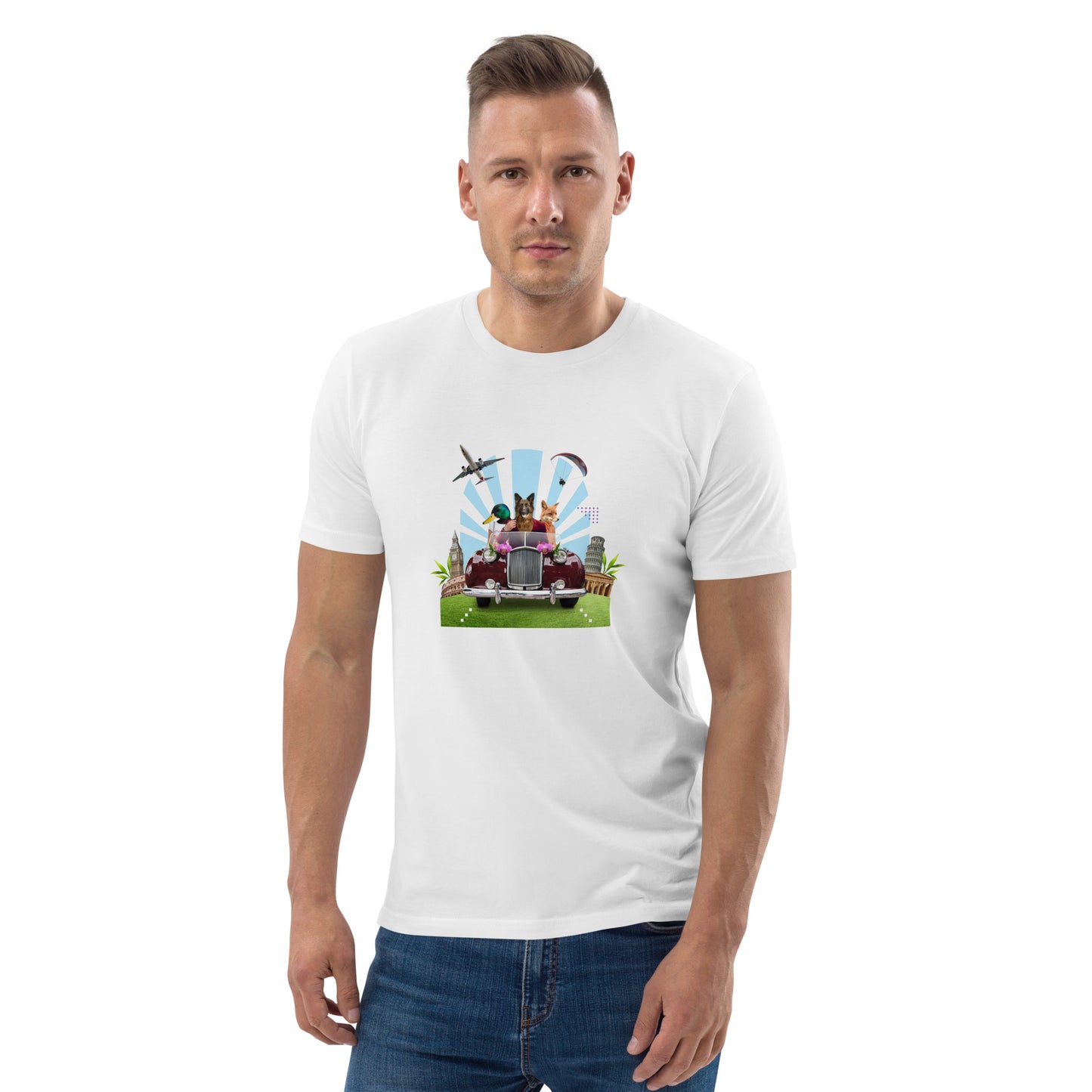 Camiseta unisex de algodón orgánico.