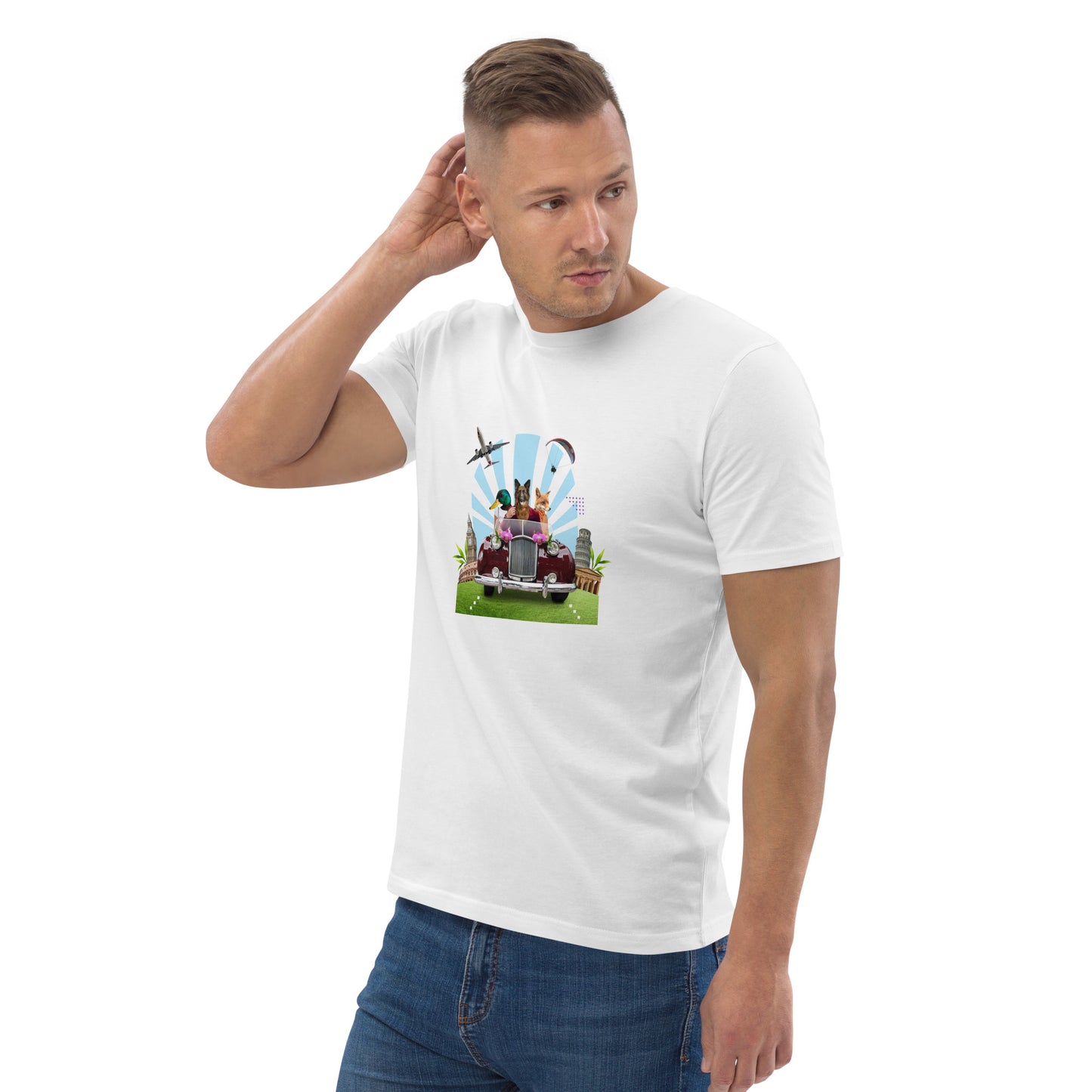 Camiseta unisex de algodón orgánico.