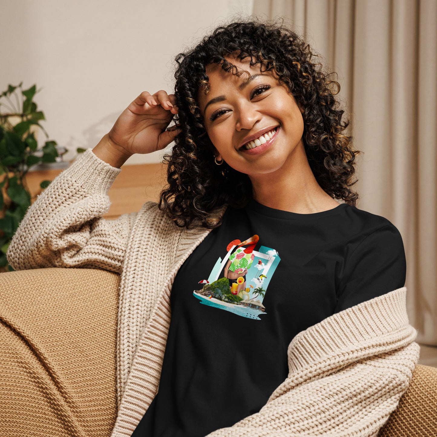 Lockeres Damen-T-Shirt