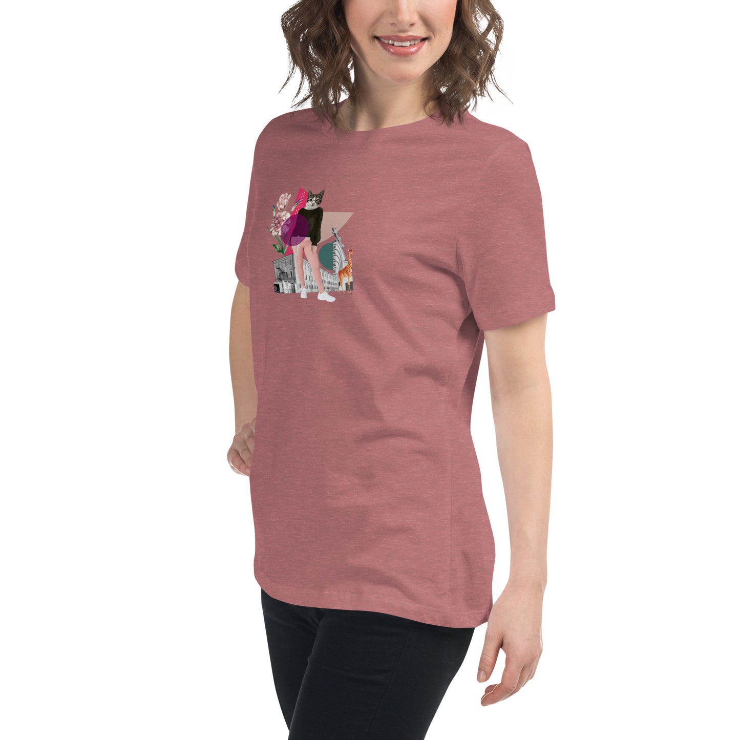 Lockeres Damen-T-Shirt