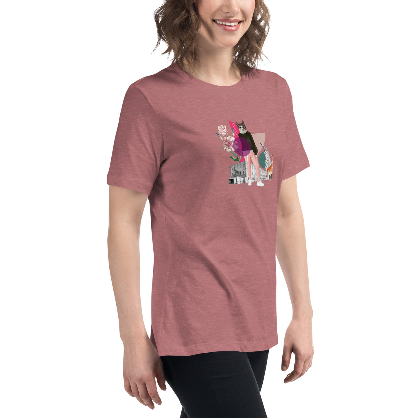 Lockeres Damen-T-Shirt