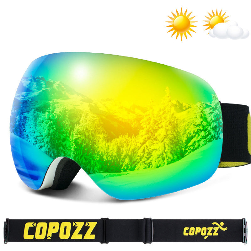 Ski Goggles Men And Women Adult Borderless Goggles Equipment