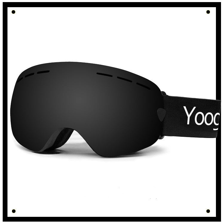 Adult double-layer ski goggles