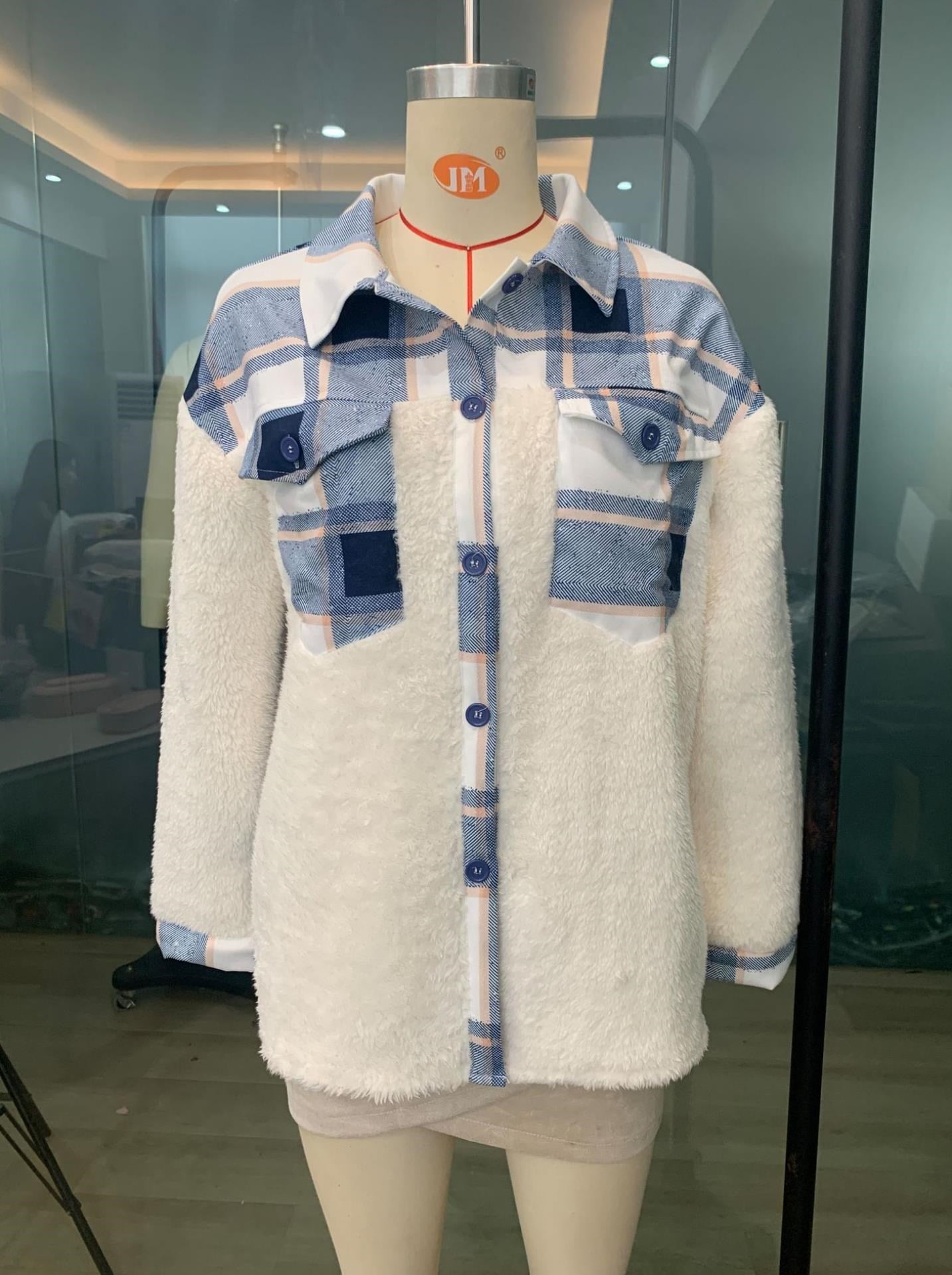 Ladies' jacket mesh cashmere