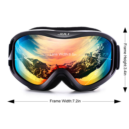 MAXJULI classic ski double anti-fog goggles