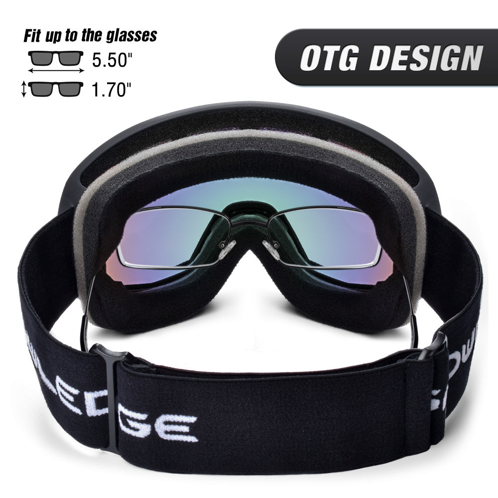 Neue Doppel-Schicht Anti-Fog-Ski Brille, unisex