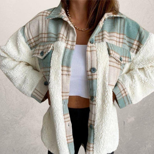 Ladies' jacket mesh cashmere