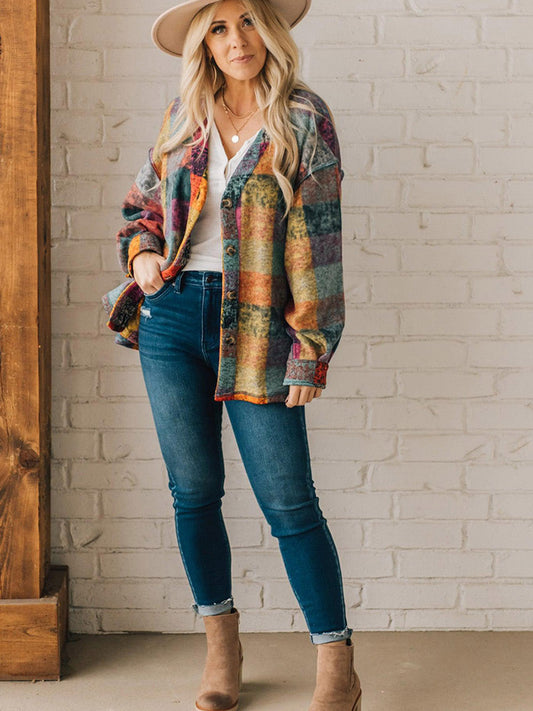 Plaid Loose Jacket