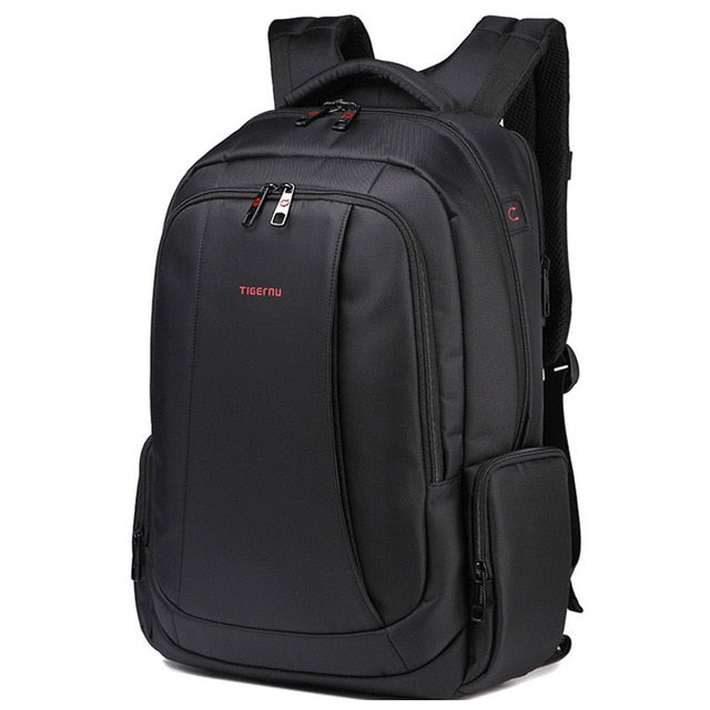 Anti Theft Nylon 27L Men 15.6 inch Laptop Backpacks