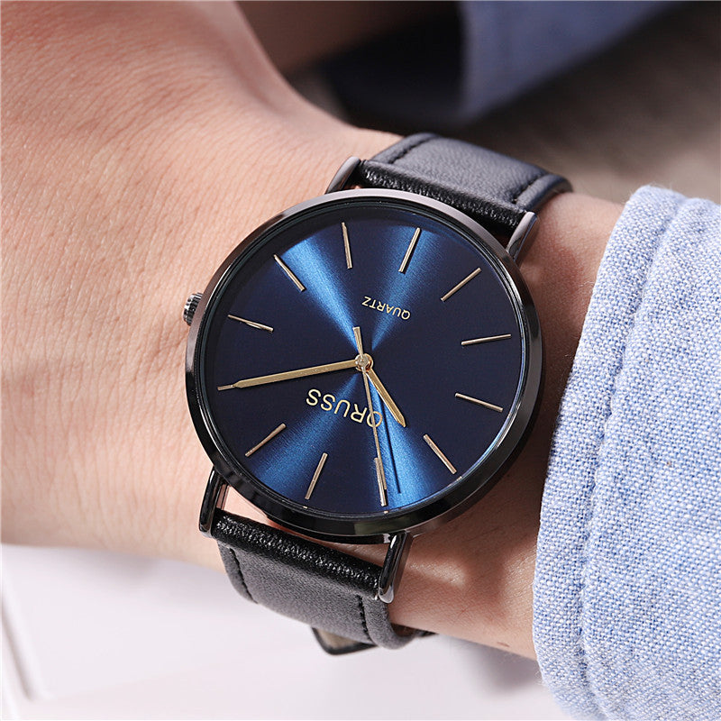 Men's lightweight luxury ultra thin watch