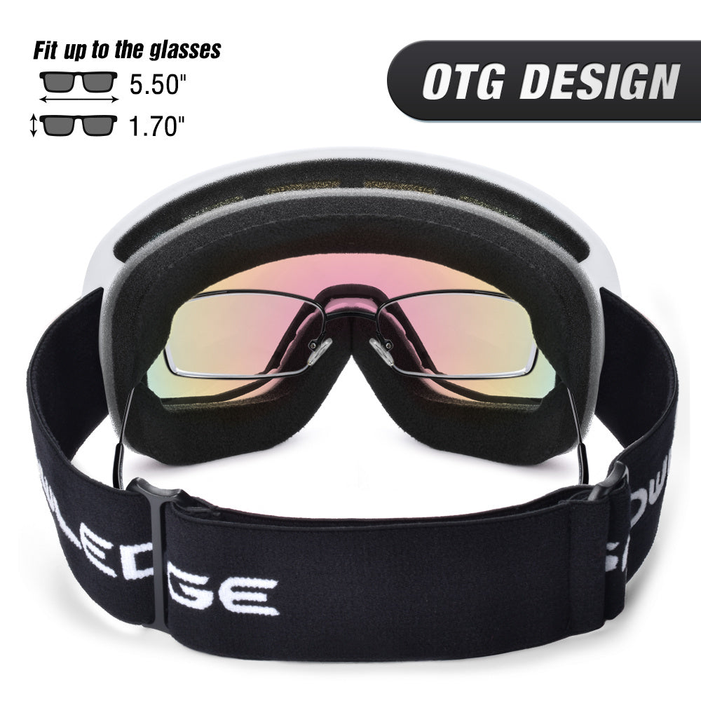 Neue Doppel-Schicht Anti-Fog-Ski Brille, unisex