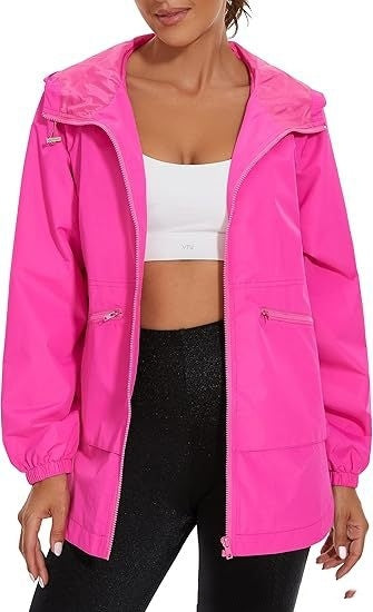 Long Sleeve Zipper Hooded Jacket Trench Coat