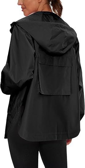Long Sleeve Zipper Hooded Jacket Trench Coat