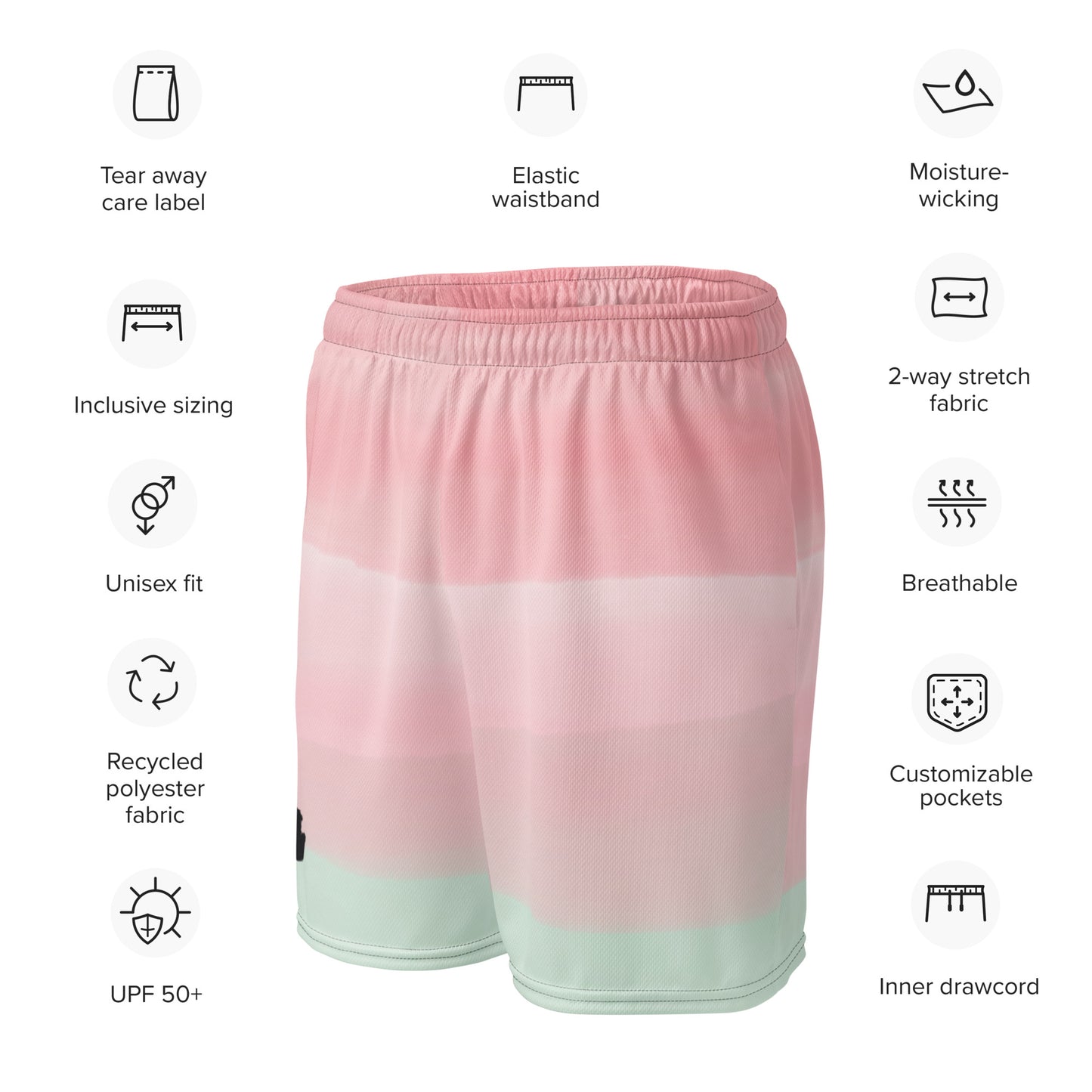 Unisex mesh shorts