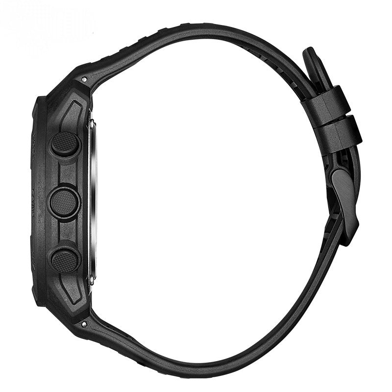 Reloj de fibra de carbono para deportes al aire libre, senderismo y natación.