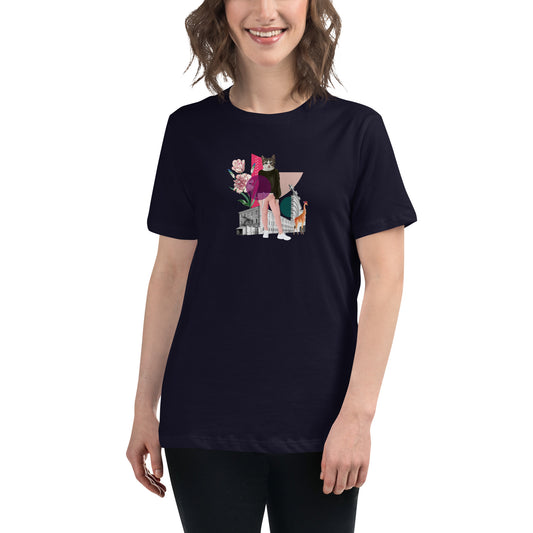 Camiseta holgada de mujer