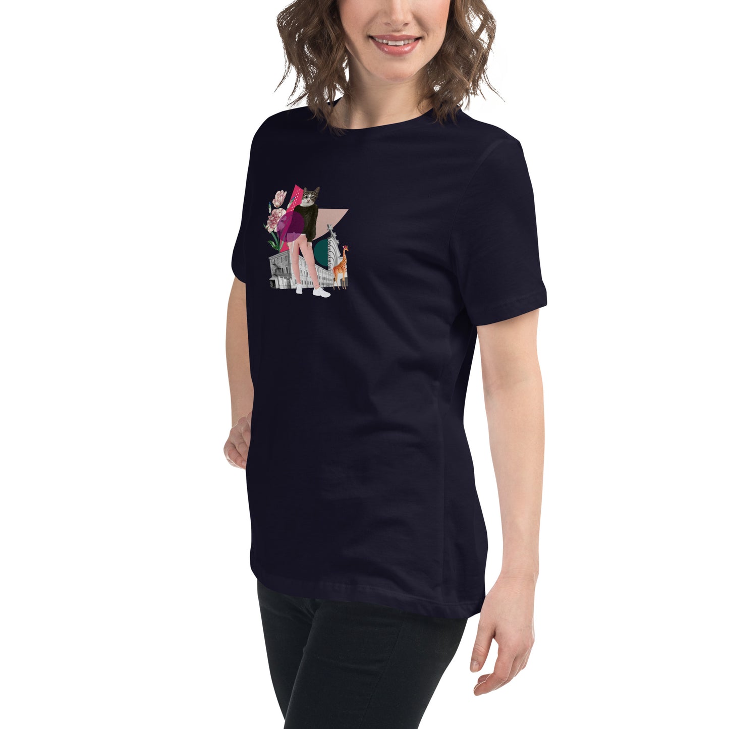 Lockeres Damen-T-Shirt