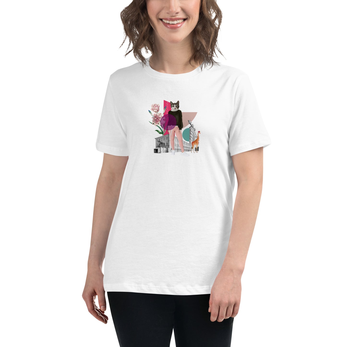 Camiseta holgada de mujer