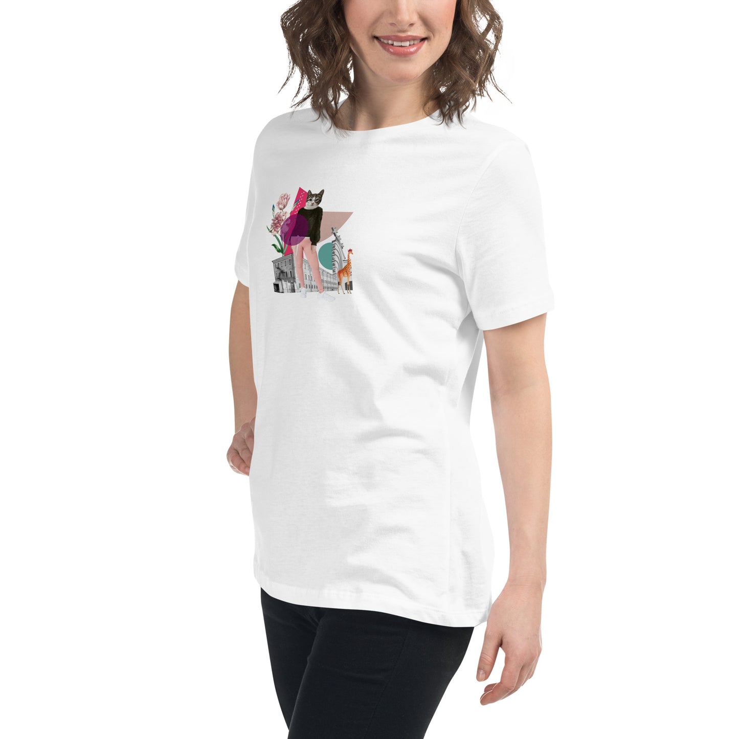 Camiseta holgada de mujer