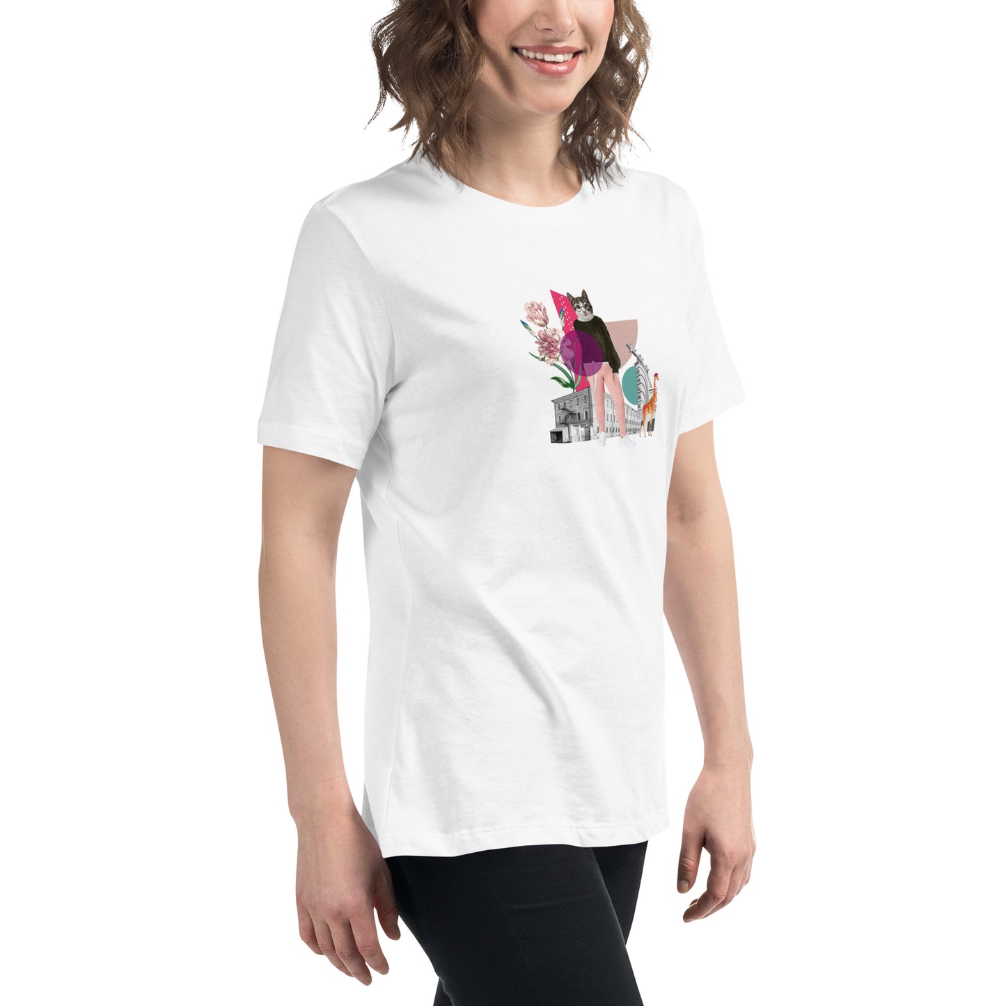 Camiseta holgada de mujer